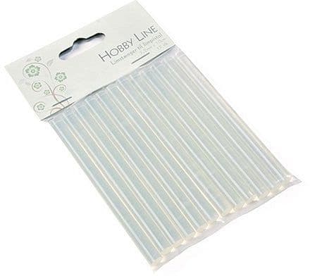 Lim - Hobby Line: Glue Gun Sticks (Limstænger til Limpistol) - ø7,2mm x 10cm (12 stk)