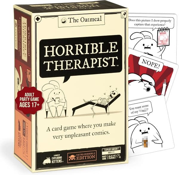Exploding Kittens (Engelsk) - Horrible Therapist - Extra Horrible Edition