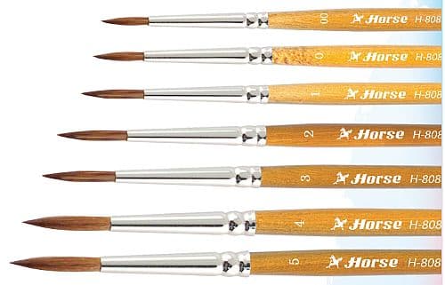 Horse H-808 - Brush/Pensel: Size 2 (Standard)
