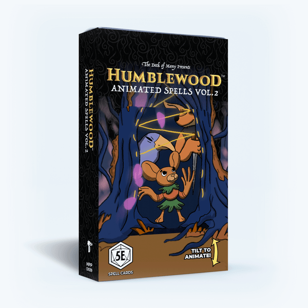 D&D 5.0/5e Tilbehør (3rd Party) - Humblewood: Animated Spells Volume 2 (The Deck of Many)
