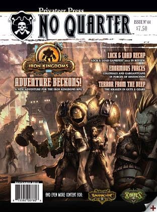 No Quarter Magazine Nr. 44 - Warmachine / Hordes (Privateer Press) PIP-NQ44 *Crazy tilbud*
