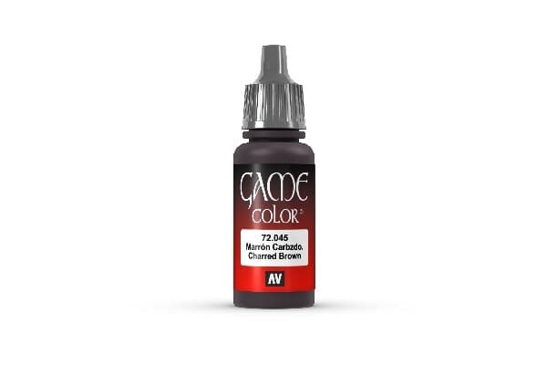 Vallejo Maling - Game Color: Charred Brown - 17ml