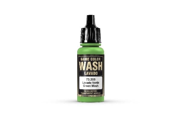 Vallejo Maling - Game Color: Wash - Green Wash - 17ml