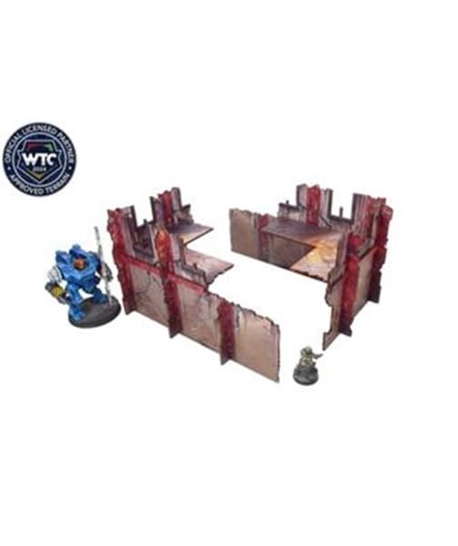 Micro Art Studio - Imperial WTC Walls Low Red - Prepainted (2)