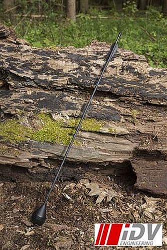 LARP Arrow - Round Head - Black/Black Sleeved - Epic Armoury/iDV Engineering - 76cm - Liverollespil-Pil