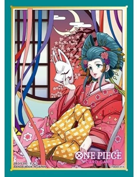 70 lommer! One Piece Card Game - Official Sleeves Store Edition Vol.10: Kouzuki Hiyori - Deck Protector Sleeves