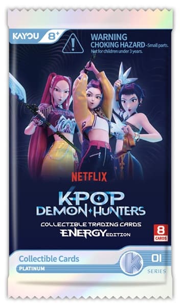 Kayou KPop Demon Hunters Collectable Cards - Series 1-B (Energy Edition) Foil - Booster Pack