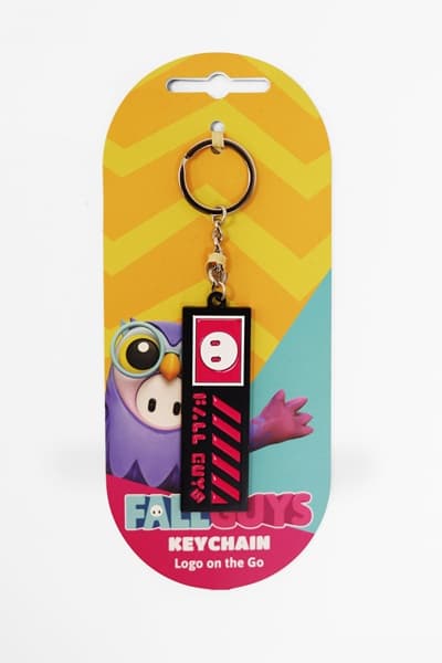 Fall Guys - Logo To Go - Keychain / Nøglering 2.5cm