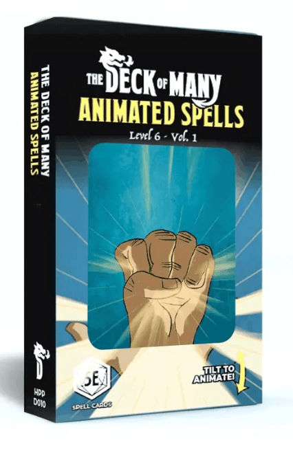 D&D 5.0/5e Tilbehør (3rd Party) - The Deck of Many Animated Spells: Level 6 (Volume 1) - Dungeons And Dragons 5th Edition