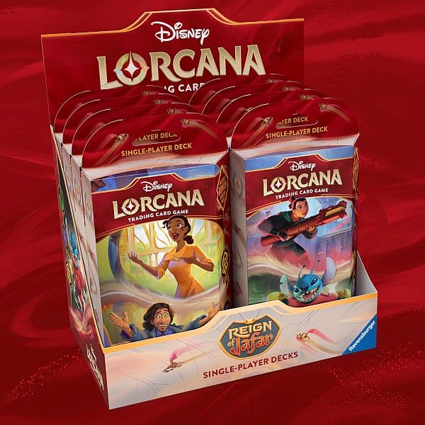 Disney Lorcana TCG: Set 8 - Reign of Jafar - Single-Player Starter Deck Display (8 Decks)