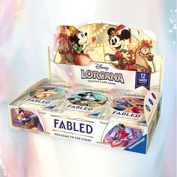 Disney Lorcana TCG: Set 9 - Fabled - Booster Display (Box med 24 Pakker)