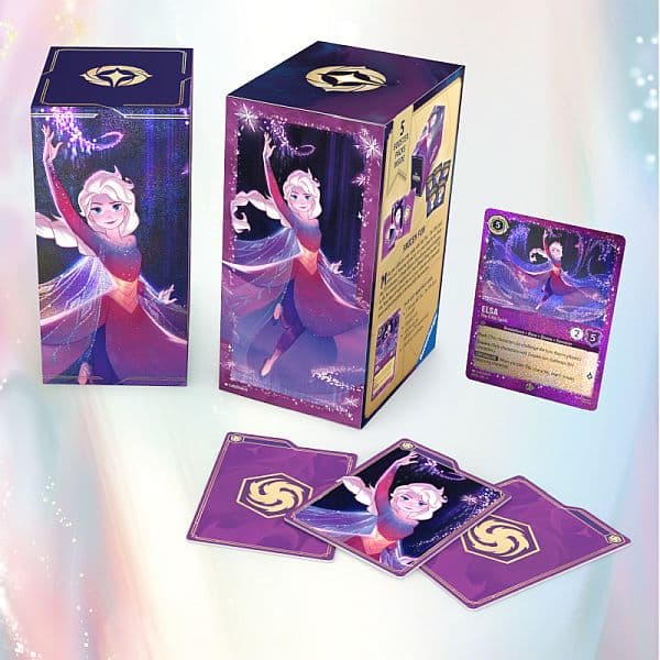 Disney Lorcana TCG: Set 9 - Fabled - Elsa Gift Box (5 Booster Packs)