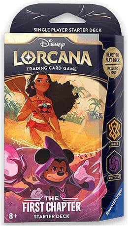 Disney Lorcana TCG: Set 01 - The First Chapter - Starter Deck: Amber/Amethyst (Moana & Mickey)