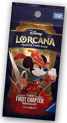Disney Lorcana TCG JAPANSK/JAPANESE: Set 1 - The First Chapter - Booster Pack
