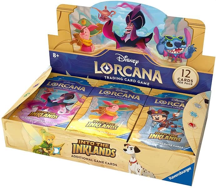 Disney Lorcana TCG: Set 03 - Into the Inklands - Booster Display (Box med 24 Pakker)