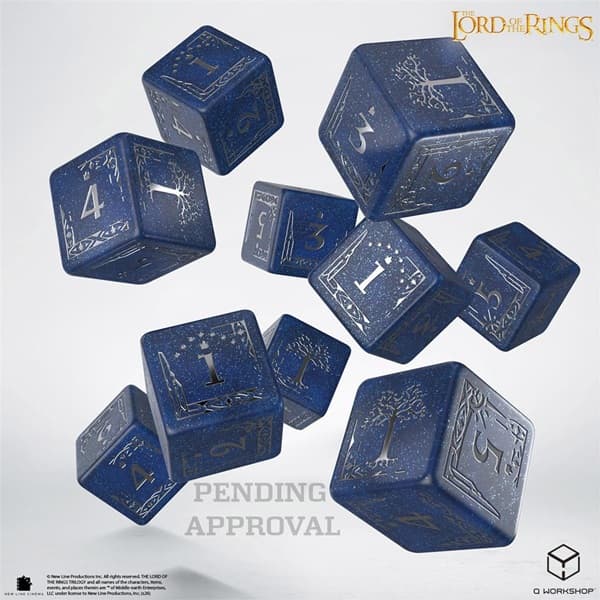 Dice - Terningesæt - 10 Terninger - 6 sidet (D6) - The Lord of the Rings: Gondor