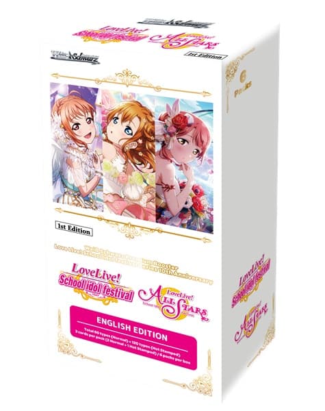 Weiss Schwarz - Love Live! School Idol Festival Series - 10th Anniversary - Premium Booster Box (6 Booster Packs)
