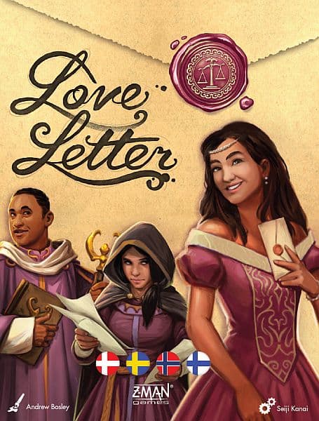 Love Letter (Dansk) - Bluffing Card Game (2-6 Players)