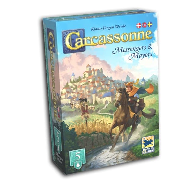 Carcassonne (Dansk) - Udvidelse 5: Messengers and Mayors (2025)