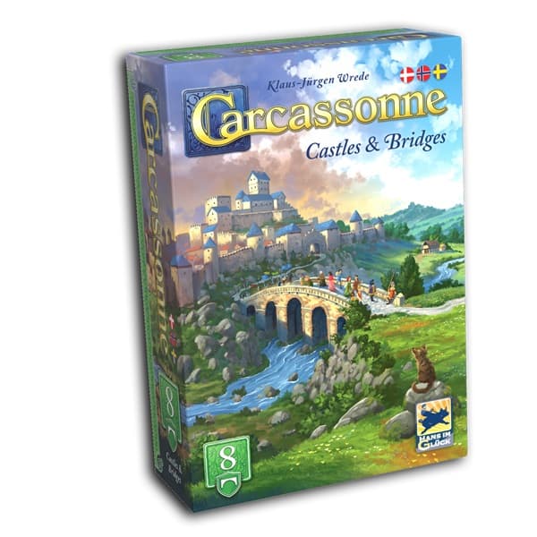 Carcassonne (Dansk) - Udvidelse 8: Castles and Bridges (2025)