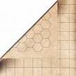 Battle Mat - Megamat - Reversible - 1,5" Squares & 1,5 " Hexes (34½" x 48" / 88 x 122cm) - CHX-97257