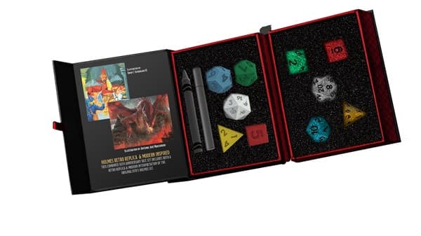 Dice - Terningesæt - 10 terninger - D&D Dungeons & Dragons 50th Anniversary: Then/Now Dice Sets (Commemorative+Vintage)