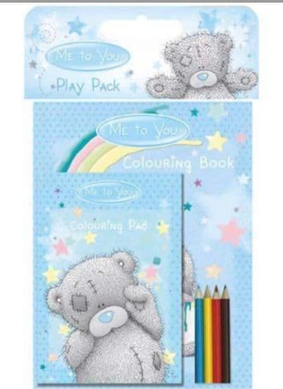 Teddy: Me to You Play Pack Colouring Set (inkl. Blyanter!)