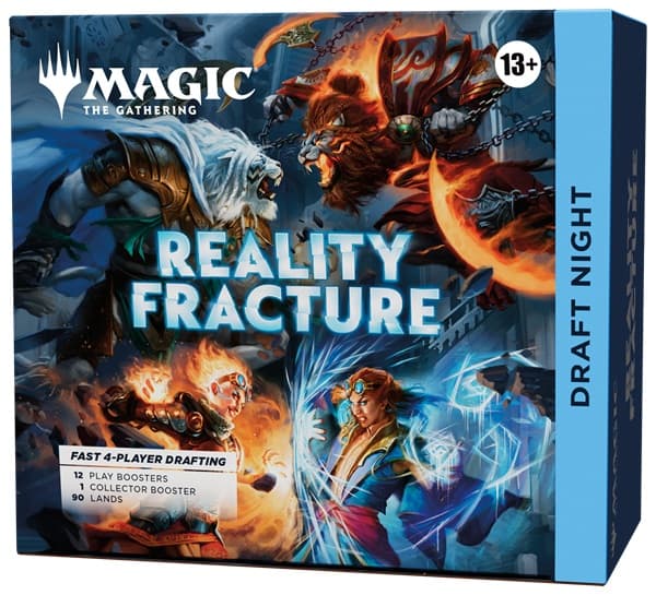 Reality Fracture - Draft Night - 1 Collector & 12 Play Boosters, 90 Lande