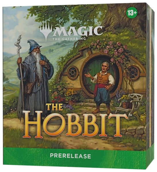 Magic: The Gathering - The Hobbit - Prerelease Pack (Pre-Release Box) - 6 Play Boosters + Foil & Spindown-Terning