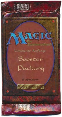 Revised (3rd): Foreign Black-Bordered FBB German Booster Pack