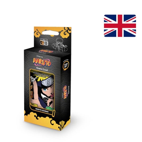 Naruto Mythos Trading Card Game (TCG): Set 01 - Konoha Shido - Team Set (2nd Edition): Naruto Uzumaki (3 Boosters)