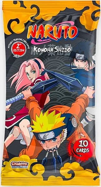 Naruto Mythos Trading Card Game (TCG): Set 01 - Konoha Shido - Booster Pack (2nd Edition)