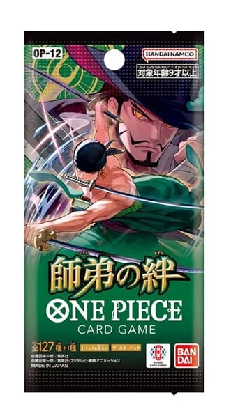 One Piece Card Game: JAPANSK/JAPANESE OP12 Legacy of the Master - Booster Pack