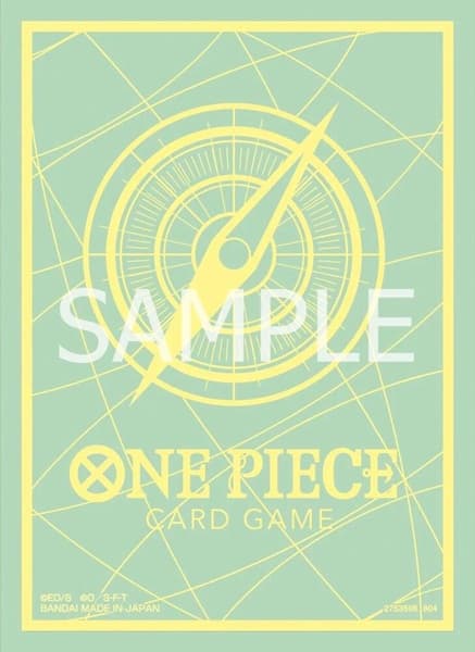 70 lommer! One Piece Card Game - Official Sleeves Vol.9: Standard Mint Green & Lemon - Deck Protector Sleeves