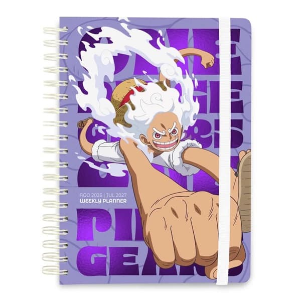 One Piece - Gear 5 - 12 Months A5 Academic Diary Week to View 2026/2027