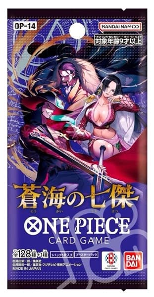One Piece JAPANESE OP14 The Azure Sea's Seven Booster Pack