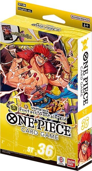 One Piece Card Game: ST36 Starter Deck - Yellow Eustass "Captain" Kid