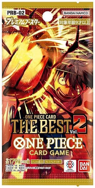 One Piece Japanese PRB02 One Piece Card The Best - Premium Booster Pack