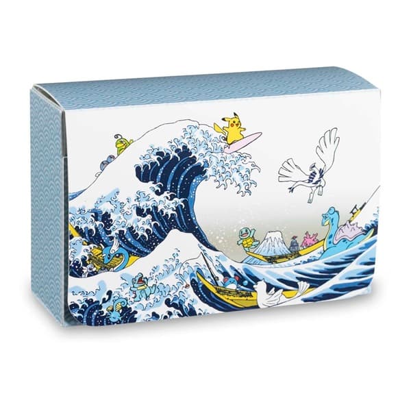 Pokemon Deck Box - Great Wave (Pikachu & Friends) - Pokémon Center Double Deck Box