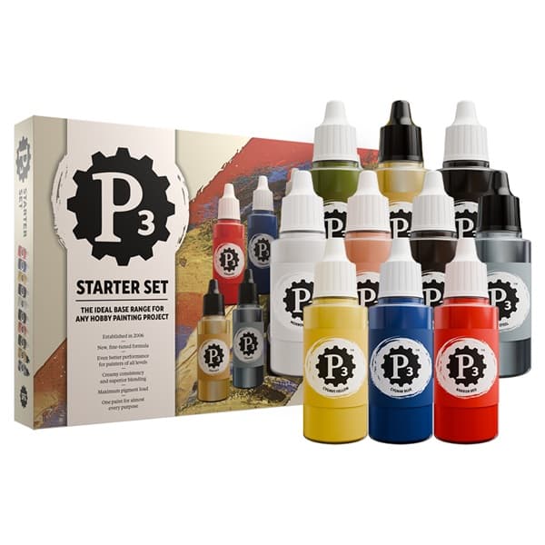 P3 Maling (Steamforged Games) - P3 Paints Starter Set