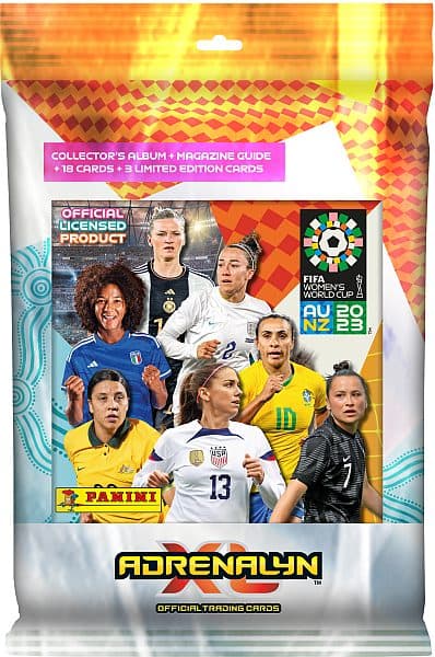 FIFA Women's World Cup 2023 - Startersæt - Mappe, Spilleplade, Guide, 3 Limited-kort & 3 Boosters