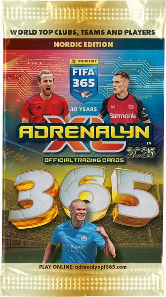 Panini Adrenalyn XL: FIFA 365 2025 Nordic Edition - Booster Pakke - Booster Pack
