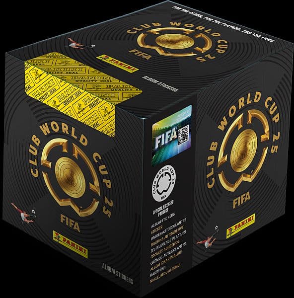 Panini Fodbold-Stickers/Klistermærker: FIFA Club World Cup 2025 - Booster Display - 1 Box med 50 Pakker