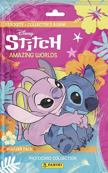 Panini Stitch Photocards - Amazing Worlds (2026) - Starter (Mappe & 3 Boosters)