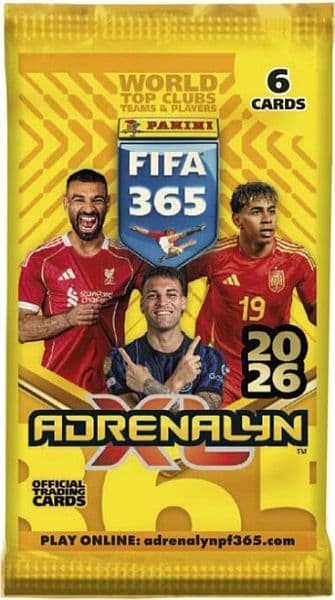 Panini Adrenalyn XL: FIFA 365 2026 - Flow Pack Booster Pakke - Booster Pack