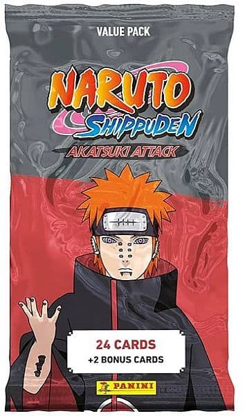 Panini Naruto Shippuden - Akatsuki Attack Trading Card Collection - Fat/Value Pack