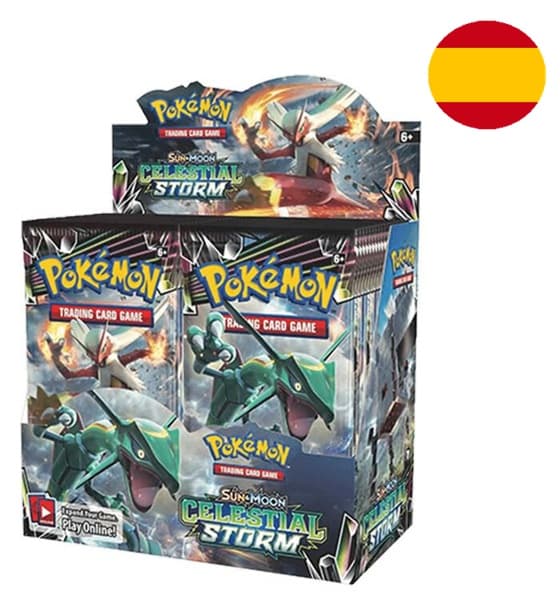 Pokemon Display (Booster Box) SPANSK/SPANISH - SM07 - Sun & Moon: Celestial Storm - 36 Boosters