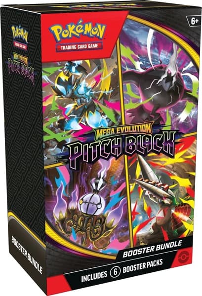 Pokemon Booster Pakke - ME05 - Mega Evolution: Pitch Black Booster Pack Bundle (Box med 6 Boosters)
