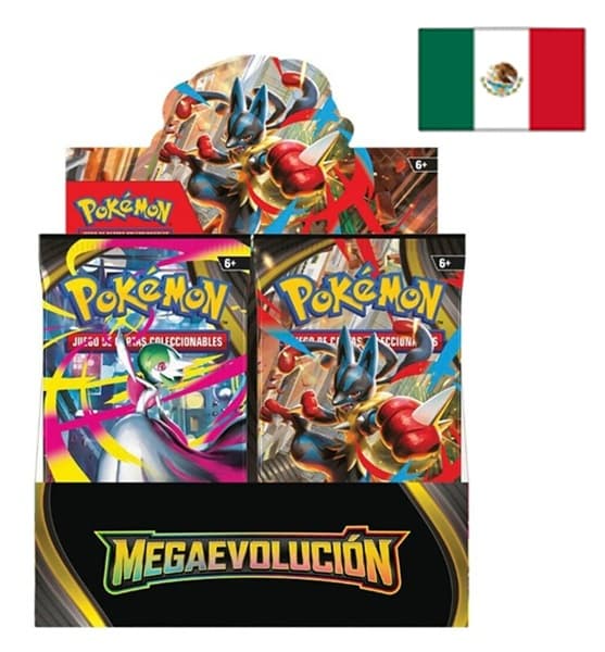 Pokemon Display (Booster Box) LATINAMERIKANSK SPANSK/LATAM SPANISH - ME01 - Mega Evolution: Base Set - 36 Boosters