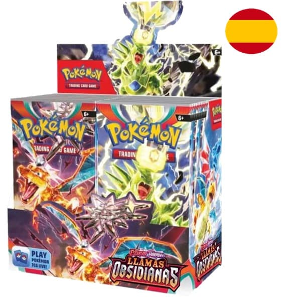 Pokemon Display (Booster Box) SPANSK/SPANISH - SV03 - Scarlet & Violet: Obsidian Flames - 36 Boosters